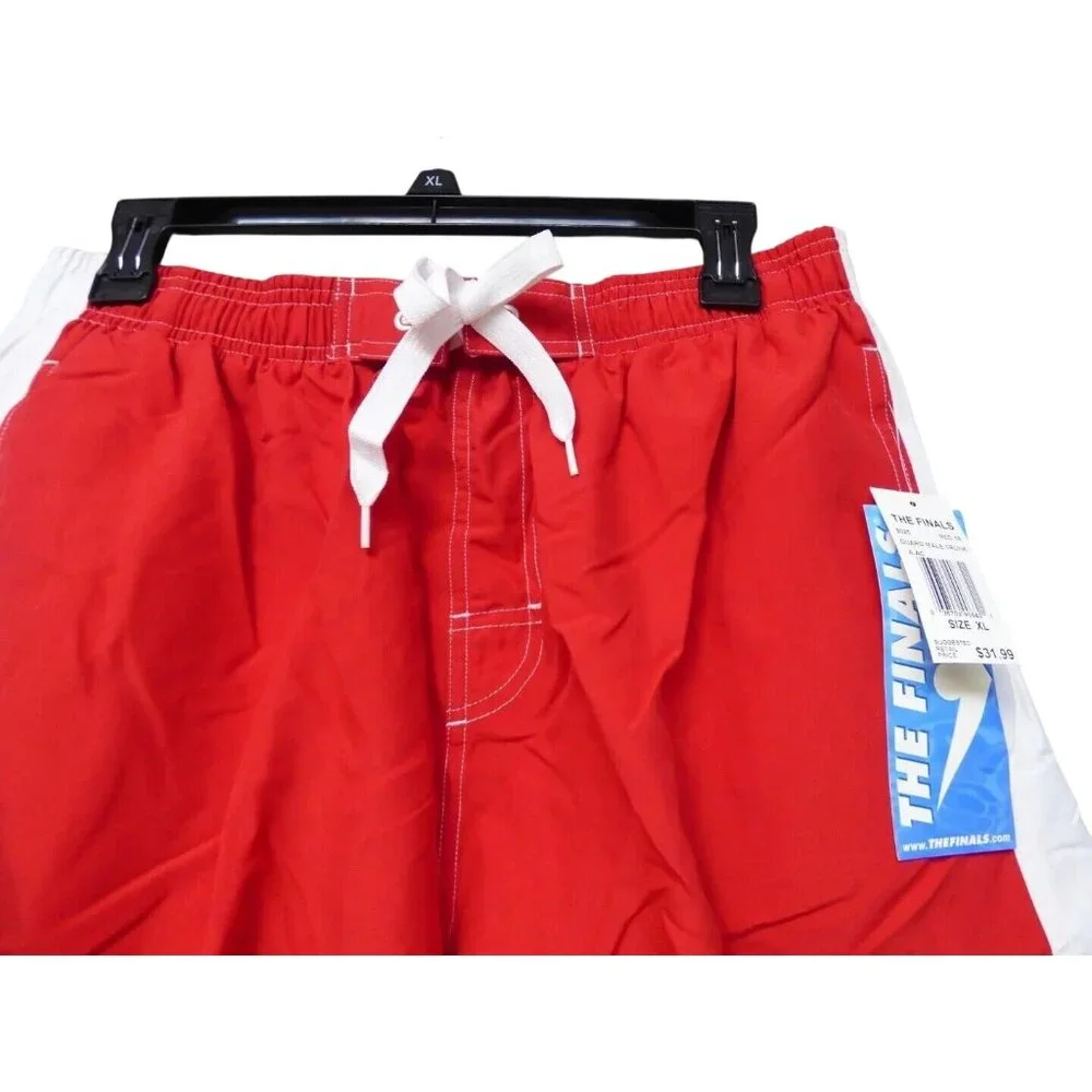 TYR The Finals Guard Male Trunks, Red, XL
